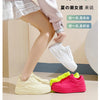 2025 New spring shoes for women green trainers platform lace up sneakers woman hip hop chunky sports shoes faux leather sneaker