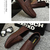 Men Casual Shoes 2024New Men's Loafers Comfortable Flat Casual Shoes Men Breathable Moccasins Slip-On Soft Leather Driving Shoes