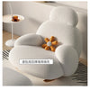 Fluffy White Living Room Chair Modern Cute Floor Ergonomic Living Room Chair Lounge Recliner Meuble Salon Home Furniture