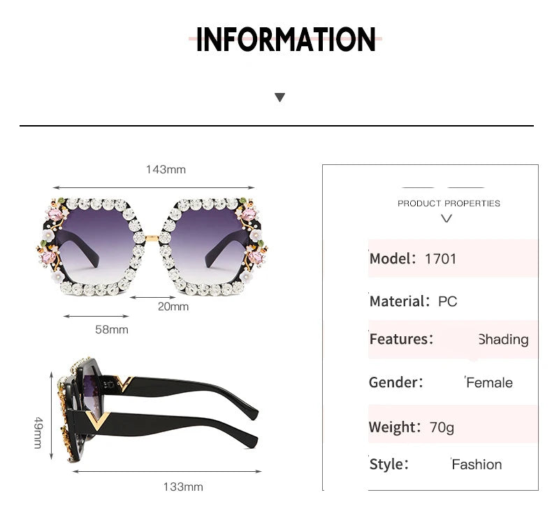 Stylish Diamond Blingbling Sunglasses For Mens Women With Bee 2022 Luxury Brand Designer Rhinestone Sexy SunglassesWomen