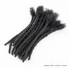 Malaika Locs Extension Human Hair 8 Inch Full Handmade Permanent Dreadlock 0.6cm Dreadlock Extension 30 Str Human Hair Locs