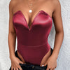 Jumpsuit Women Short Bodysuit smooth monkeys Lingerie Elegant Party overalls luxury Sexy Evening Dresses open back Off Shoulder