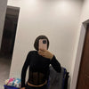 Summer Women T Shirt Girls T-Shirt Woman Clothes Long Sleeve Tops Spring Black Slim Tshirt Female Crop Top Tee Sexy Skinny Y2k