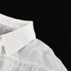 Tossy Casual Loose See-Through Shirts Women's Autumn Lapel Long Sleeve Patchwork Blouse Top Streetwear Female Solid Shirts Top