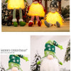 Glowing Gnome Christmas Faceless Doll Plush Toys 6 Styles Santa Claus Merry Christmas New Year Gifts Navidad Natal Home Decor