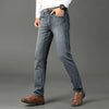 Wthinlee New Business Men's Jeans Casual Straight Stretch Fashion Classic Blue Black Work Denim Trousers Male Brand Clothing