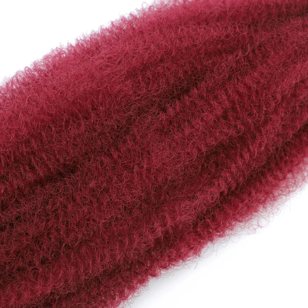 24 inch Kinky Afro Springy Braiding Crochet Hair 18” Marley Kinky Crochet Braids Hair Soft Afro Kinky Twist Crochet Braid Hair