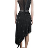 Znaiml Sexy Nightclub One Piece Outfit Romper Playsuit Women Birthday Diamonds Rhinestones Mesh Streamer Side Irregular Jumpsuit
