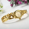 Golden Bracelet Watch For Women Small Dial Luxury Ladies Wristwatch Steel Elegant Quartz Female Clock Fashion Gift reloj mujer