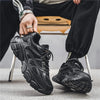 Autumn Men's New Breathable Sports Shoes Fashion Thick Sole Casual Shoes Comfortable and Versatile Trendy Running Shoes Spring