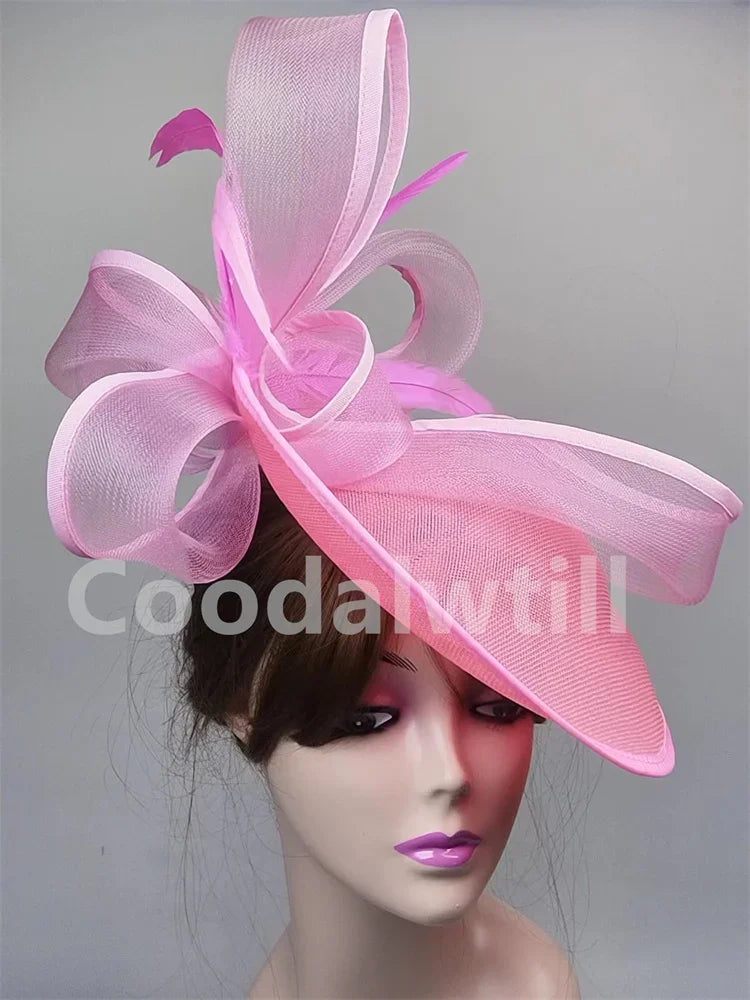 Mesh Fascinator Headpiece Women Formal Event Derby Headpiece Ladies Eleagnt Mariage Millinery Cap Fashion Wedding Fascinator Hat