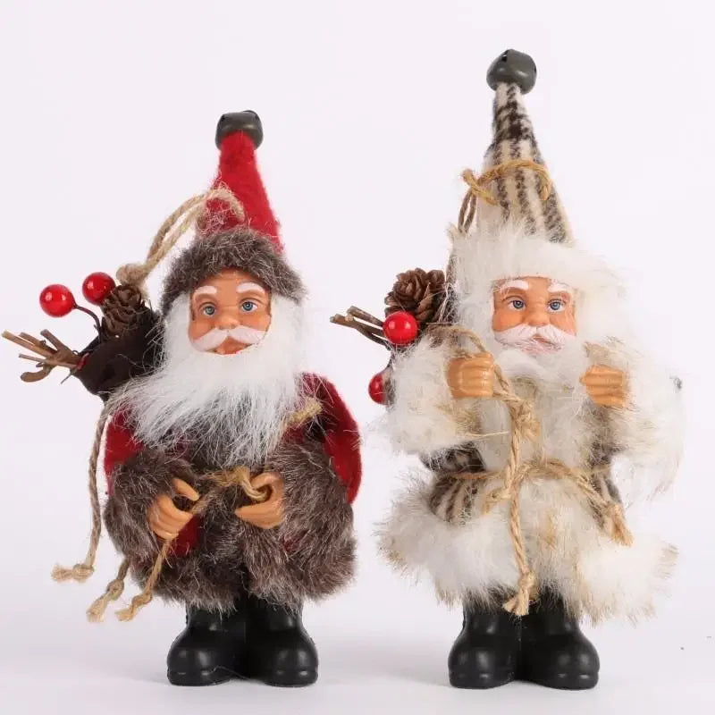 Christmas Santa Claus Doll Toy Tree Hanging Ornaments Decoration Exquisite for Home Xmas