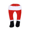 Christmas Tree Decoration Plush Santa Claus Leg Door Decor Santa Claus Elf Leg Christmas Ornament For Xmas Party Hanging Pendant