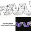 Christmas Decoration LED Ribbon Lights Christmas Tree Ornaments DIY Lace Bows String Light Navidad Home Decoration New Year 2023