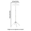 Display Stand Clothes Hanger Garment Foldable Tripod Steamer Rack Cloths Iron Hanging Stand Clothing Drying Rack Steamer Bracket