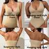 Sexy Sleeveless Bodycon Jumpsuit Women Fashion Camisole Top Abdomen Control Bodysuit Party Hotel Streetwear Outerwear Shapewear