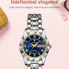 POEDAGAR Luxury Ladies Dress Watch Luminous Waterproof Week Date Woman Wristwatch Stainless Steel Women Quartz Watches reloj+box