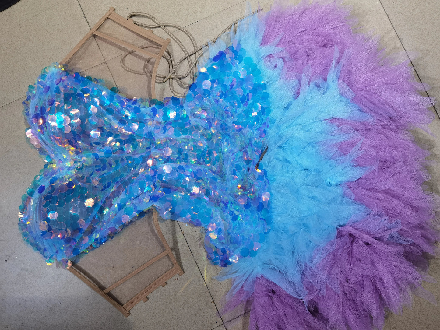 Heavy Industry Diamond Skincare DressEvent Party Performance Nightclub StageD] Singer Model G0G0 sexyPerformance Dress