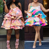 Outfits Dress Summer Sexy Floral Sling Dress Dresses For Woman Summer Clothing Layered Block Printe Suspender Dresses