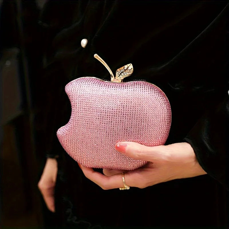 Women's Crystal Evening Bag Female Red Gold Silver Clutch Bags Wedding Diamond Beaded Bag Rhinestone Party Bags Women's Handbags
