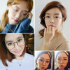 New Metal Frame Glasses Clear Round Lens Eye Glasses for Women Men Large Oversized Eyeware Harajuku Decorative Glasses Gifts