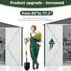 6x8 FT Outdoor Storage Shed, Garden Shed with Updated Frame Structure and Lockable Doors, Metal Tool Sheds for Backyard Garden