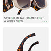 Oversized Cat Eye Sunglasses Women 2024 Luxury Brand Designer Punk Round Sun Glasses For Ladies Trendy Big Frame Eyewear UV400