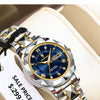 POEDAGAR Luxury Ladies Dress Watch Luminous Waterproof Week Date Woman Wristwatch Stainless Steel Women Quartz Watches reloj+box