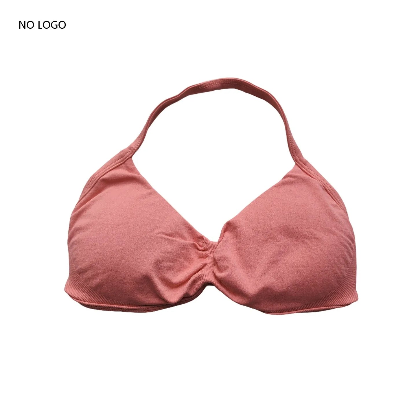 Impact Sports Bra Strappy Backless Yoga Gym Bra Removable Cups Women Workout Clothing Gym Top Halter Sport Bras