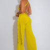 FAGADOER Sexy Ruched Patchwork Bodycon Jumpsuits for Woman Halter Sleeveless Wide-leg Romper Female Streetwear Overalls 2025 New