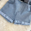 2024 Summer Rompers Women Jeans Jumpsuit Off Shoulder Loose Casual Denim Rompers Womens Jumpsuits Wide Leg Casual Denim Overalls