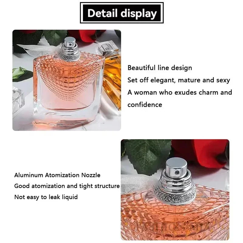 Original 75ml Women Perfume True Love Rose Fragrance Lasting Perfume Fresh Natural Romantic Temperament Perfume