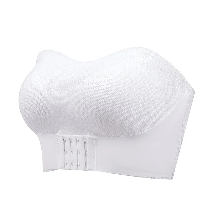 Sexy Push Up Bra Front Closure Strapless Underwear for Women Plus Size Invisible Brassiere Wireless Breathable Female Lingerie