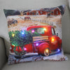 45cm Glowing Santa Claus Pillowcase with Led Lights 2023 New Year Decoration for Home Christmas Ornament Decor Led Cushion Cover