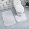 3pcs Bathroom Mat Set for Bathroom Silk Tie-Dye Toilet Soft Non Slip Rug Shower Carpets Toilet Lid Cover Floor Mats for Hallway
