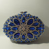 XIYUAN Oval Shaped Crystals Evening Clutch Bags Women Boutique Diamond Clutch Purses And Handbags Bridal Wedding Gem Phone Purse