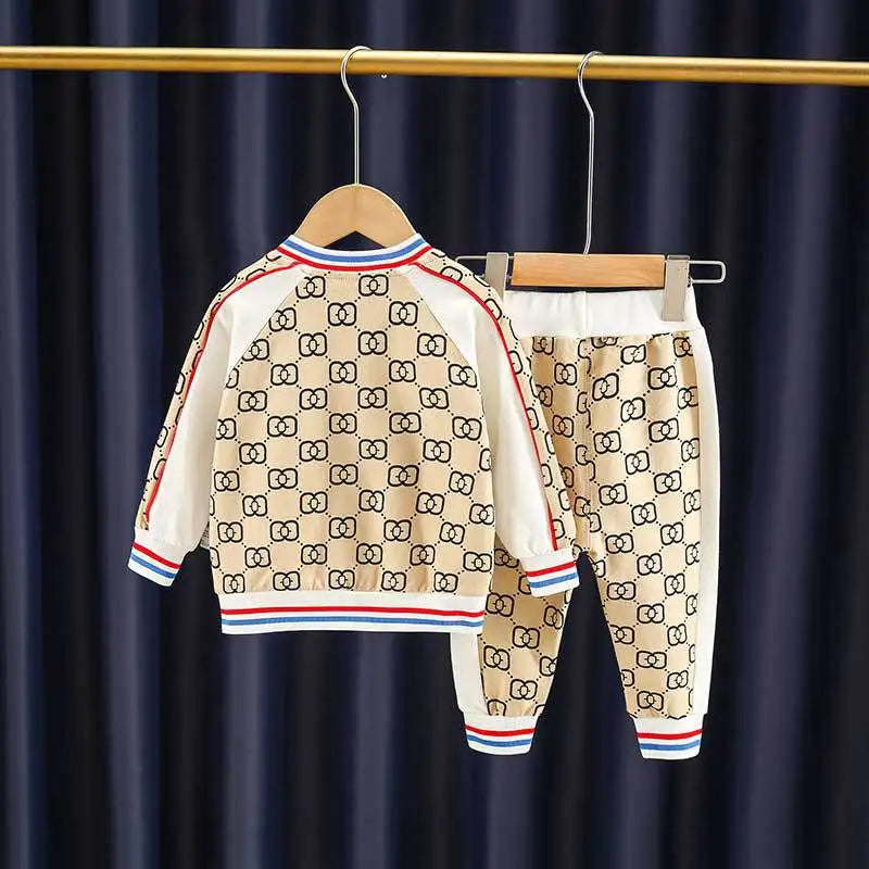 Baby Boys Clothes Sets Spring Autumn Toddler Fashion Cotton Coats Pants 2pcs Tracksuits For Bebe Infants Sports Suits Outfits 2Y