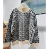 High-end 100% goat sweater women stand collar bottom loose sweater autumn winter new style of western style with age reduction