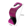 Multifunction Portable Rhinestone Car Seat Back Hook Headrest Storage Holder Hanging Bag Organizer Auto Interior Accessories