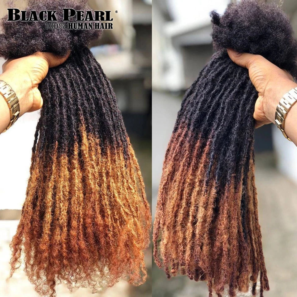 Human Hair Dreadlocks Loc Extensions Kinky Straight 100% Human Hair Dreadlocks Extensions 100% Human Hair Dreadlock Extensions