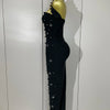 2025 Luxury Shining Diamonds Pearls Sleeveless Bodycon Bandage Long Dress Women Celebrate Evening Party Elegant Birthday Gowns