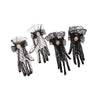 Girl Lolita Mesh Bow Flower Lace Gloves Black White Lace Gloves lolita Lace Sleeves Cosplay Jewelry