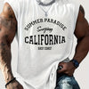 Summer Tank Top Men Gym Fitness Train Clothing Mesh Fabric Quick Dry Body Building Sleeveless Top Fashion Sport Basketball Vest