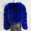 2023 Neuer kurzer Stil Echtfuchspelzmantel Winter Damen Natur Warme Mode Luxus