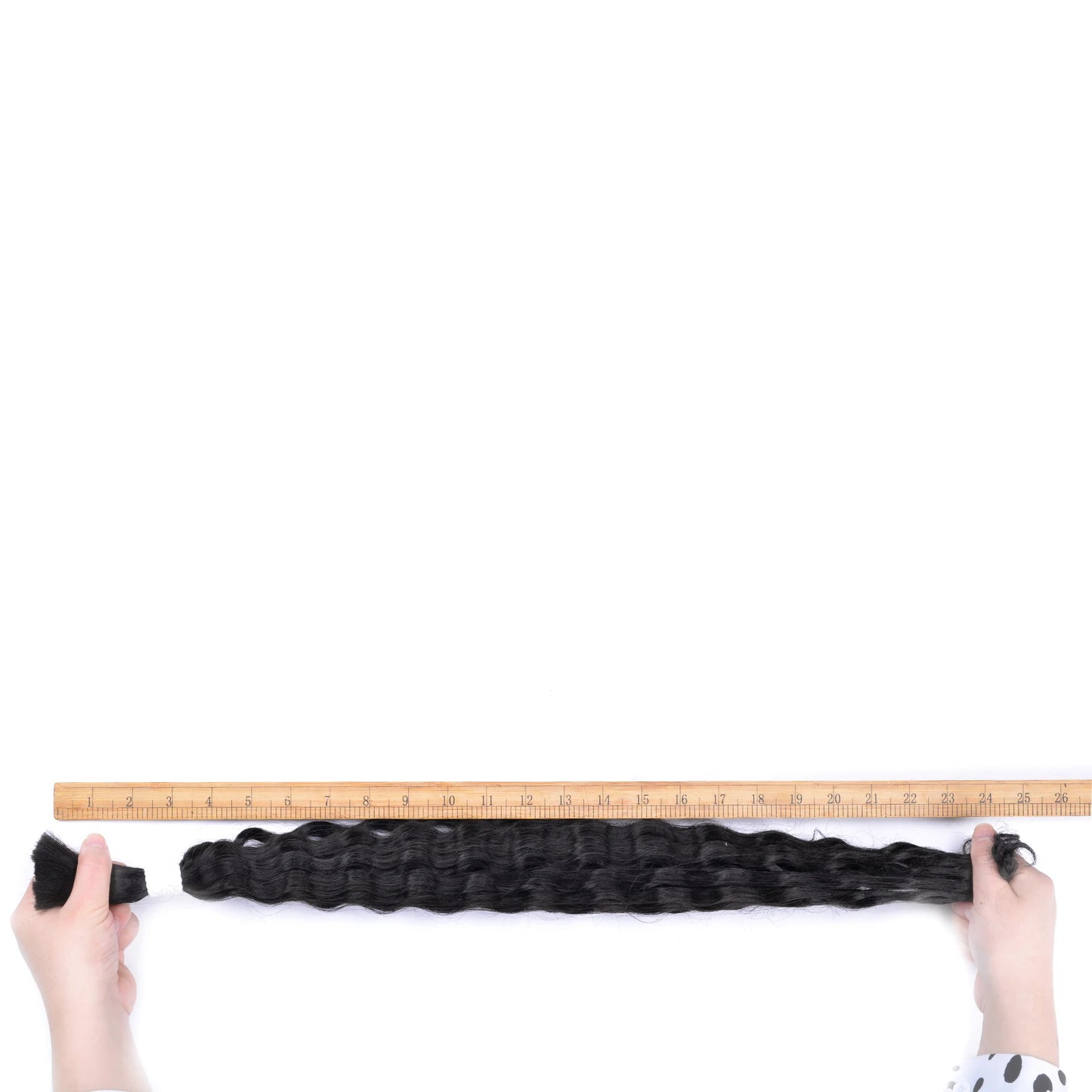 Synthetic Braiding Hair for Boho Braids 20Inch 90G Deep Wave Bulk High Quality Synthetic Protein Hair Extensions For Women