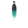 Pre-stretched Braids Synthetic Hair Professional Itch Free Hot Water Setting Fiber 30'' Ombre Yaki Texture Braid Hair Extensions