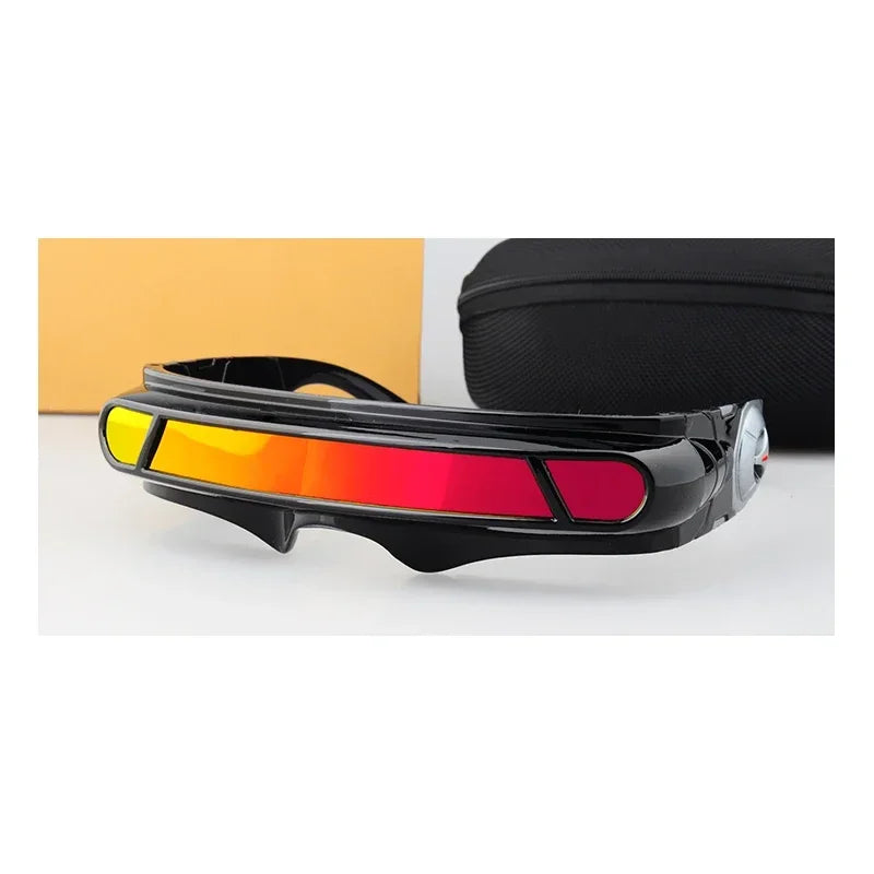 X-men Cyclops Cosplay Polarized Sunglasses for Men Women Memory Material Shield  Designer Sunglasses
