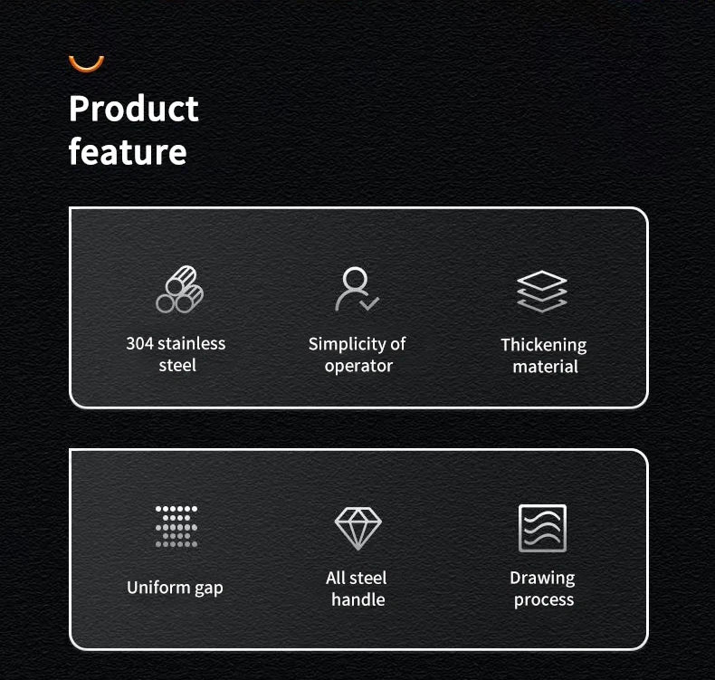 WORTHBUY Manual Stainless Steel Garlic Press, Garlic Chopped Ginger Crusher For Fruit Vegetable Tools Kitchen Accessories