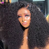 Afro Kinky Curly 500 High Density 360 HD Glueless Lace Frontal Wigs Human Hair Wear And Go PrePlucked Hair For Black Women HMBP