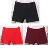 3pcs Cotton Women Panties Lady Plus Size Boxer Underwear High Waist Briefs Solid Color Female Shorts Safety Panty